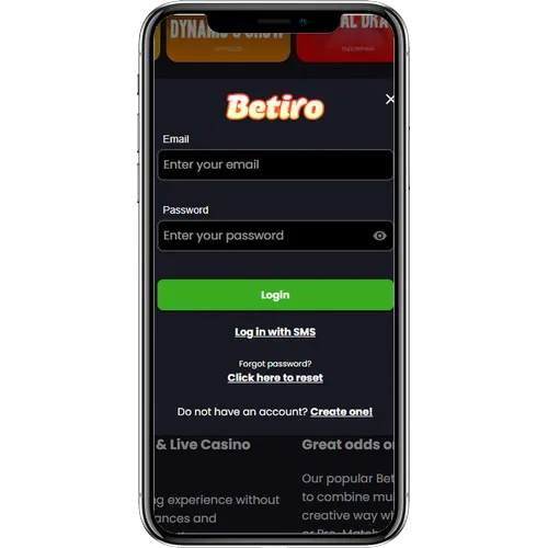 Betiro registreren